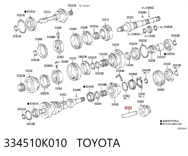  334510K010 Toyota