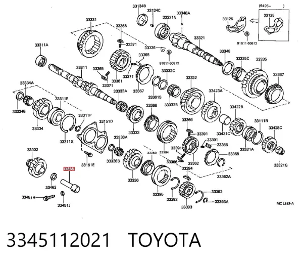  3345112021 Toyota