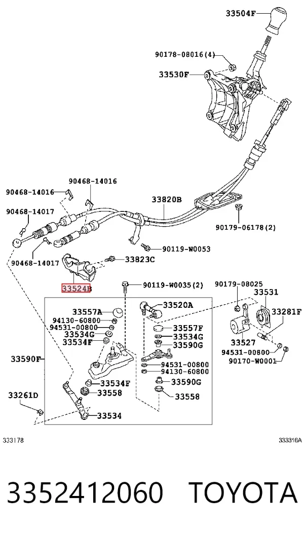  3352412060 Toyota