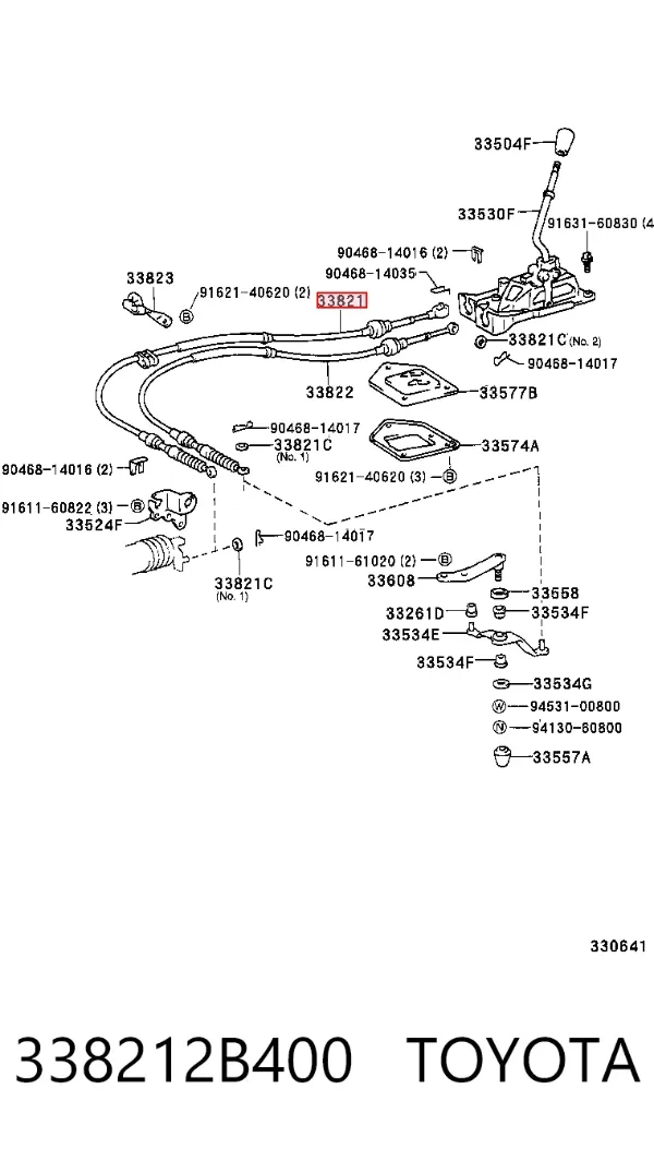  338212B400 Toyota