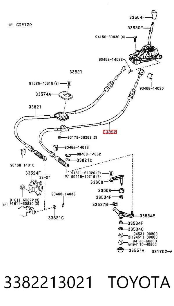  3382213021 Toyota