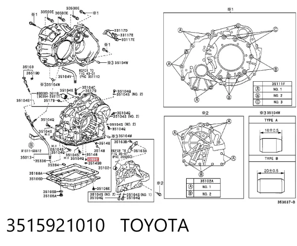  3515921010 Toyota