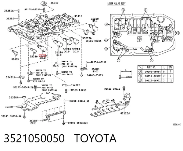  3521050050 Toyota