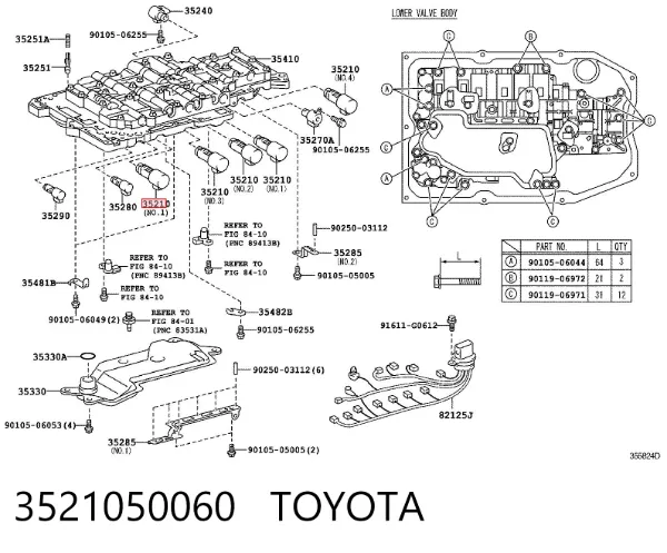  3521050060 Toyota