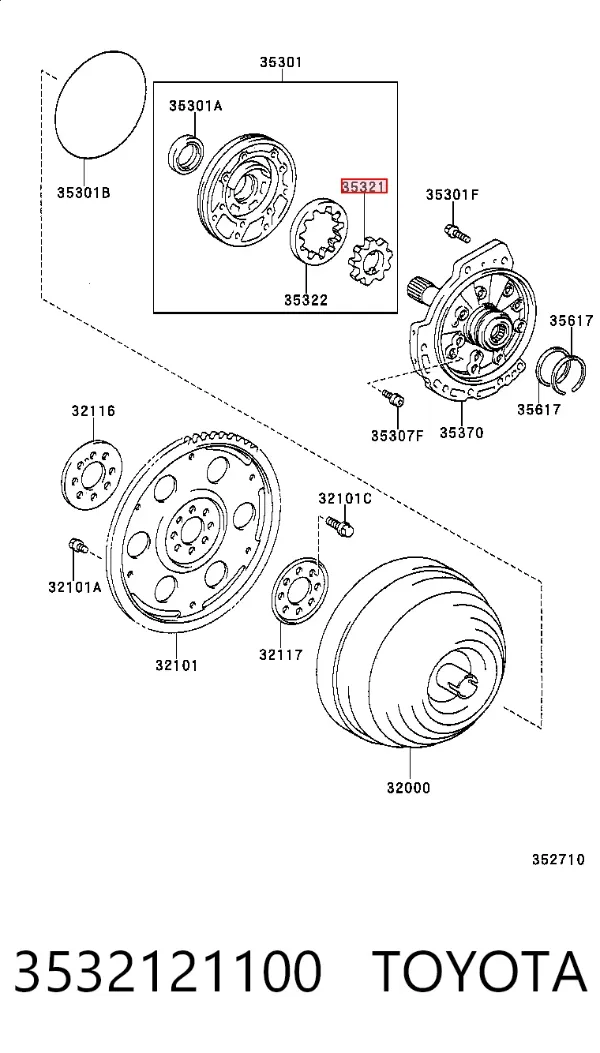 3532121100 Toyota