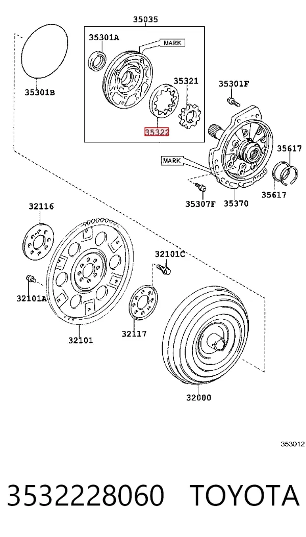  3532228060 Toyota