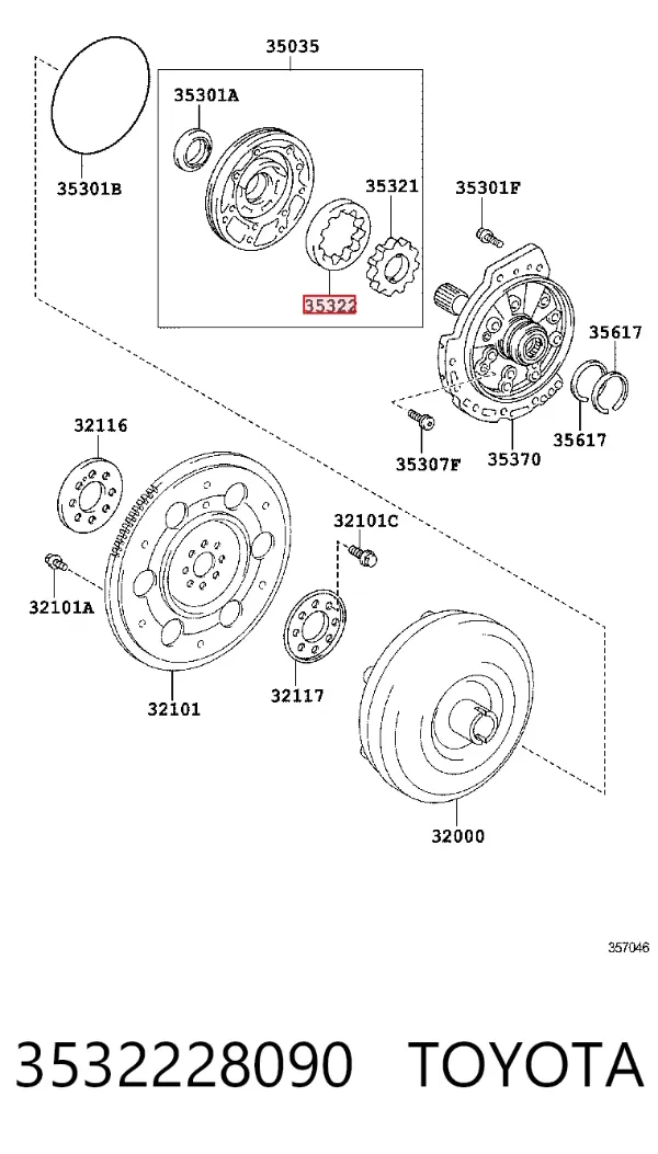  3532228090 Toyota
