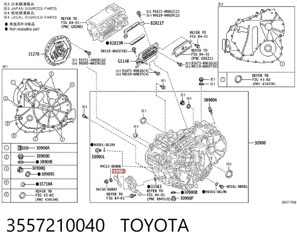  3557210040 Toyota