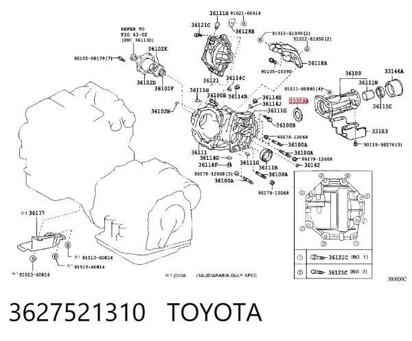  3627521310 Toyota