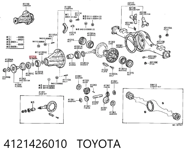  4121426010 Toyota