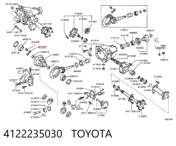  4122235030 Toyota