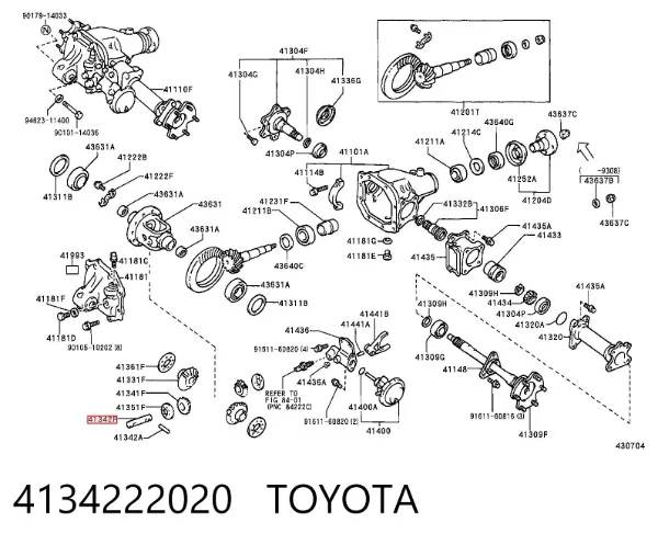  4134222020 Toyota