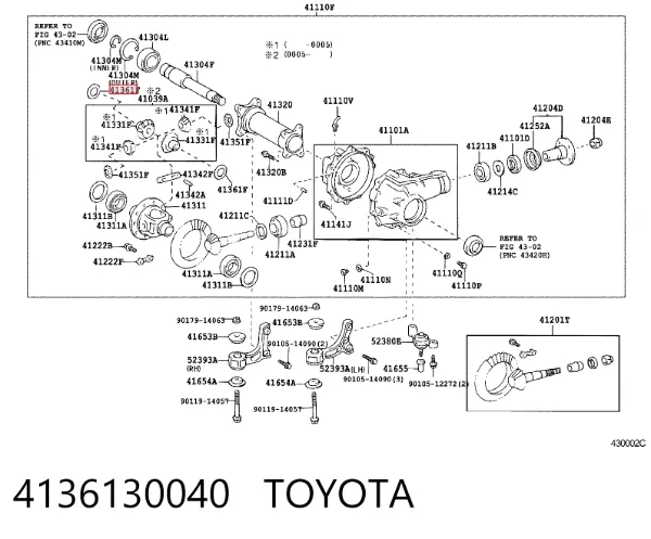  4136130040 Toyota