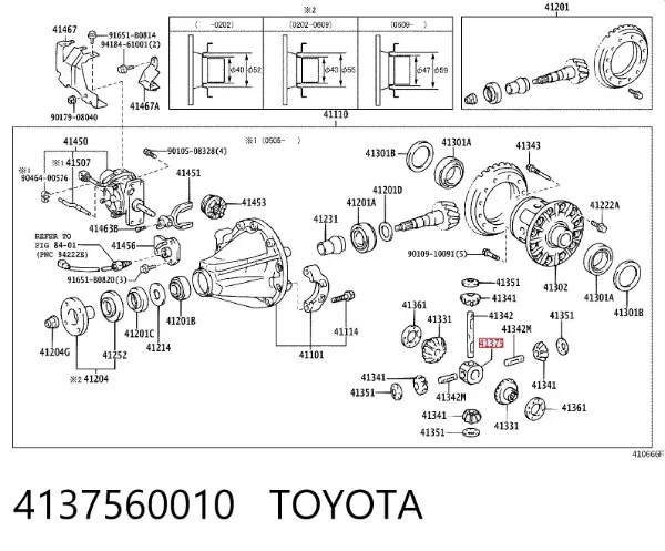  4137560010 Toyota