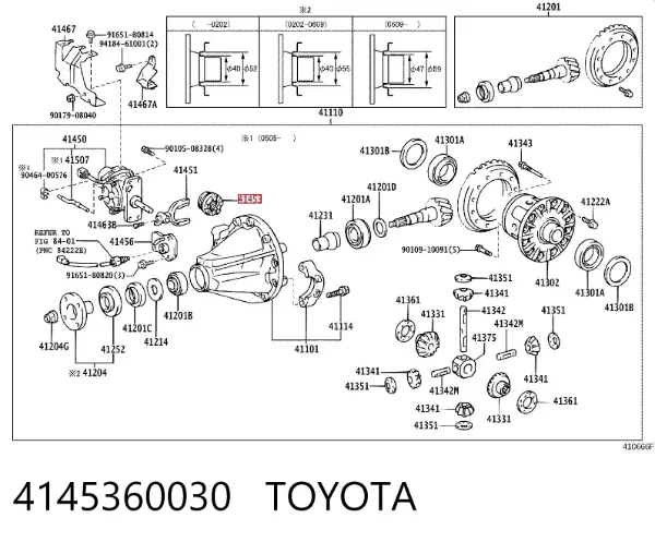  4145360030 Toyota