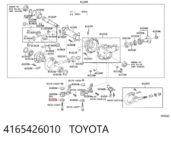  4165426010 Toyota