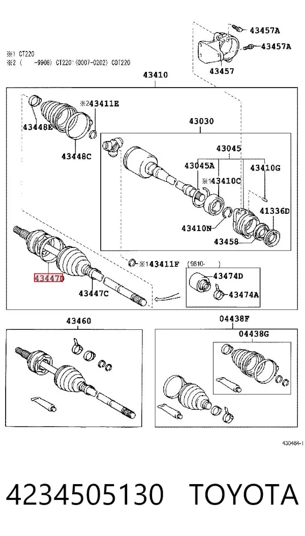  4234505130 Toyota