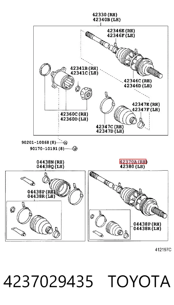  4237029435 Toyota