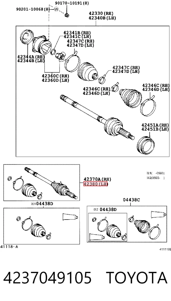  4237049105 Toyota