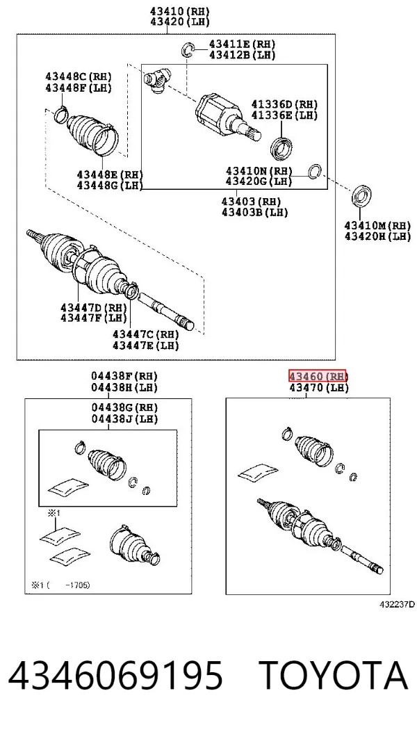 Junta homocinética externa dianteira J51022 Tangun