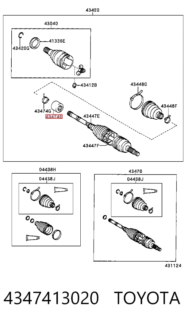  4347413020 Toyota