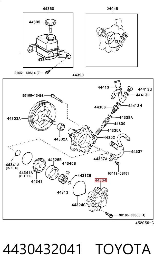  4430432041 Toyota