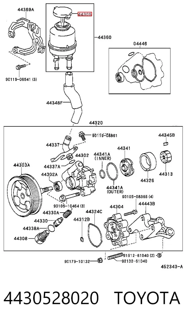  4430528020 Toyota
