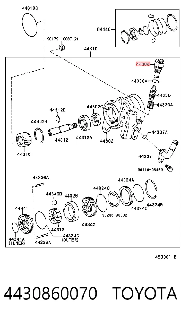  4430860070 Toyota