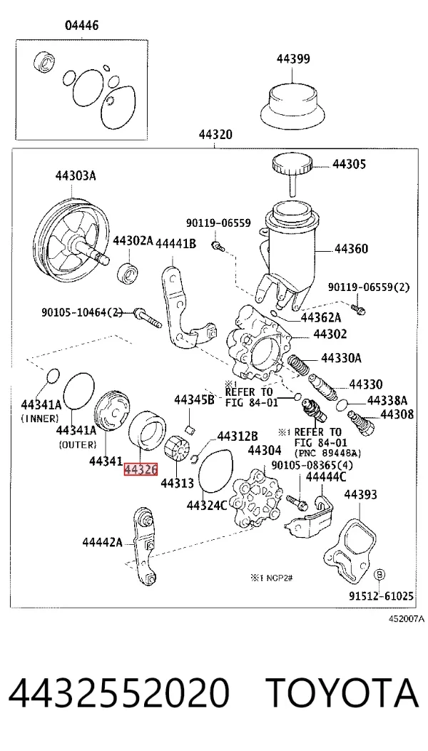  4432552020 Toyota