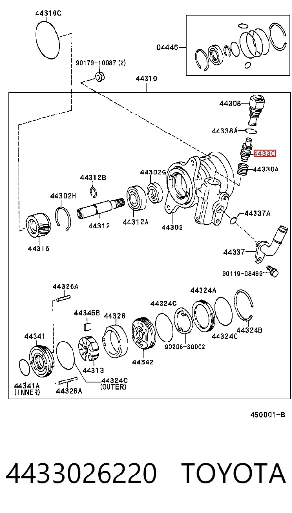  4433026220 Toyota