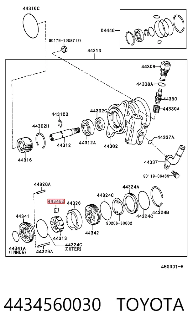  4434560030 Toyota