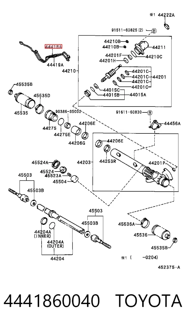  4441860040 Toyota