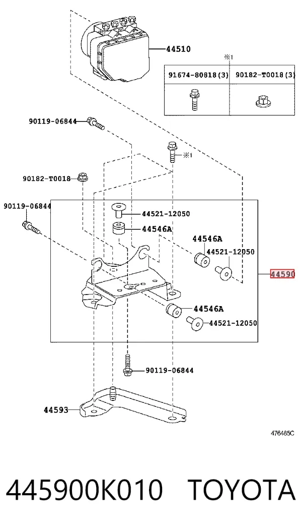  445900K010 Toyota