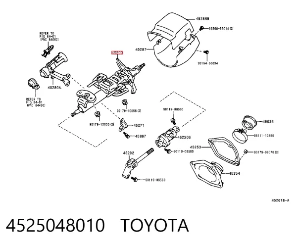 Coluna da direção Lexus RX 300