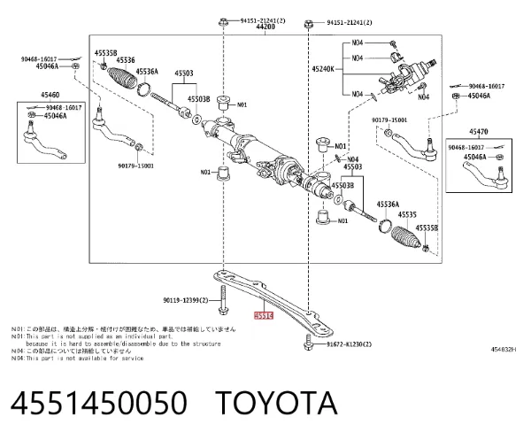  4551450050 Toyota