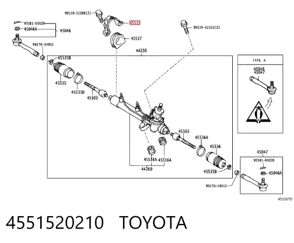  4551520210 Toyota