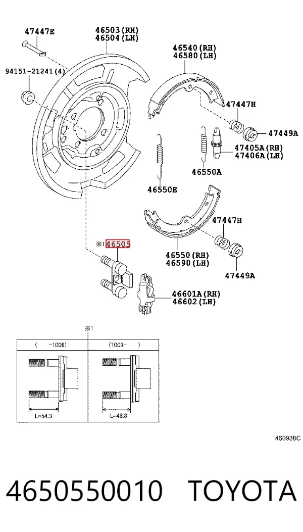  4650550010 Toyota
