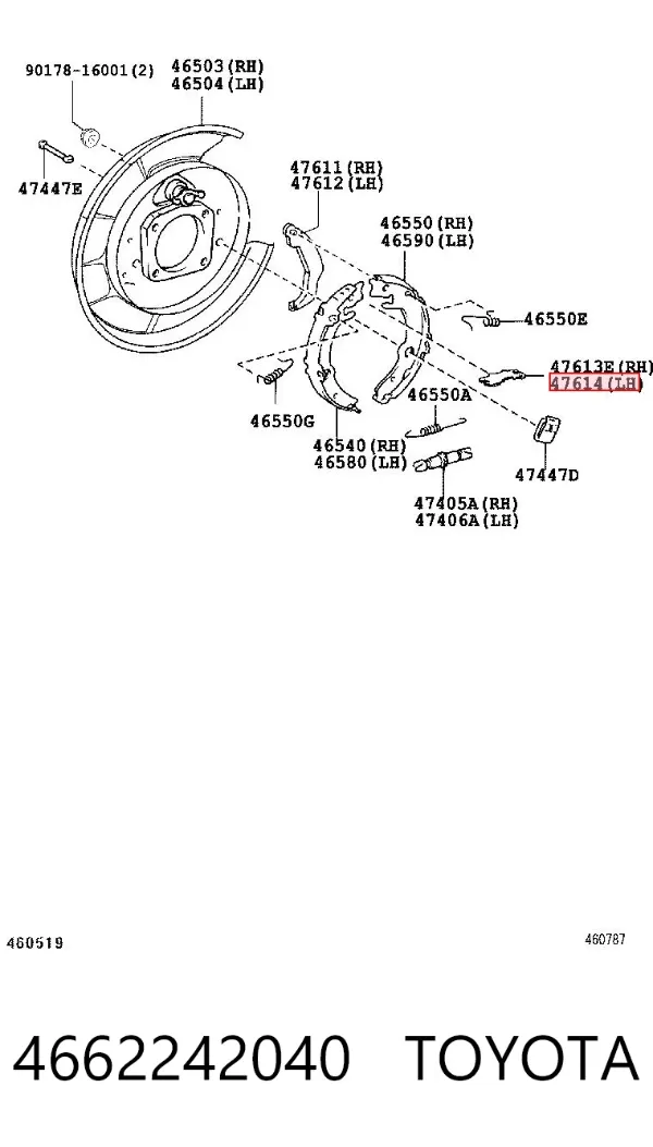  4662242040 Toyota