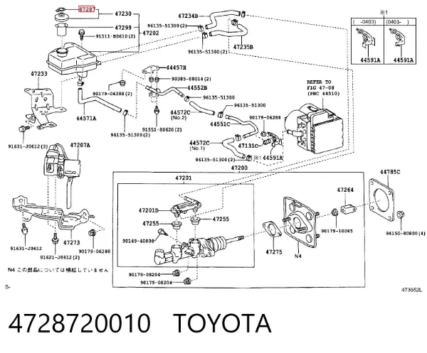  4728720010 Toyota