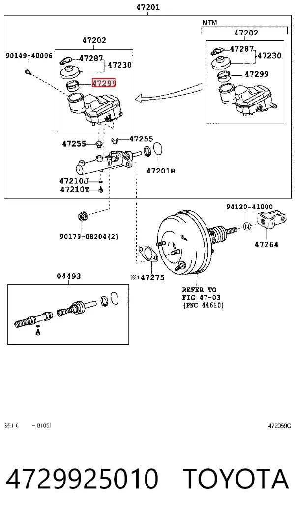  4729925010 Toyota