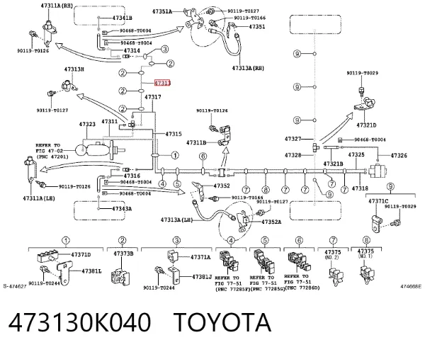  473130K040 Toyota