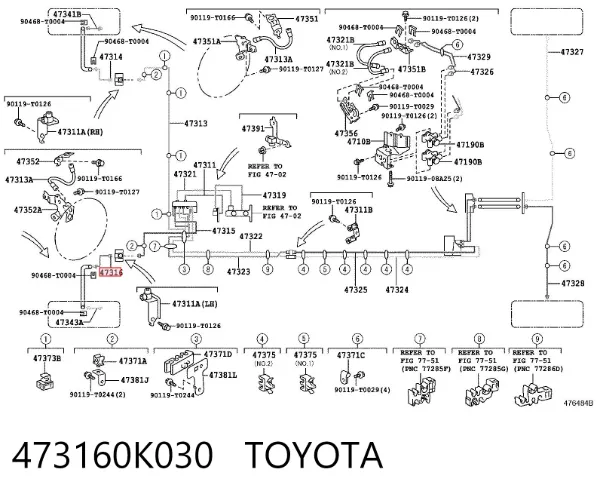  473160K030 Toyota