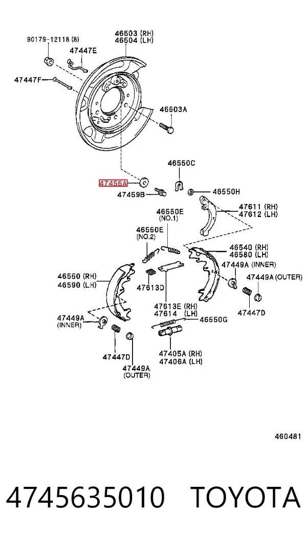  4745635010 Toyota