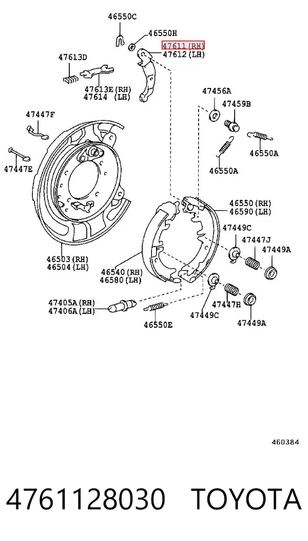  4761128030 Toyota