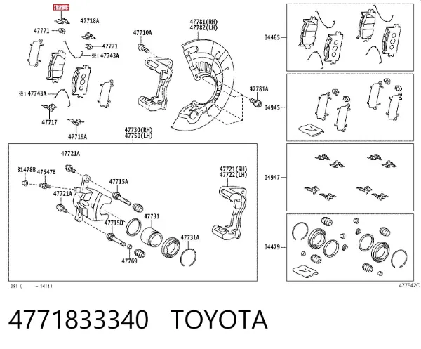  4771833340 Toyota