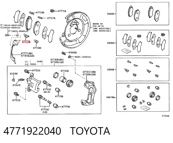  4771922040 Toyota
