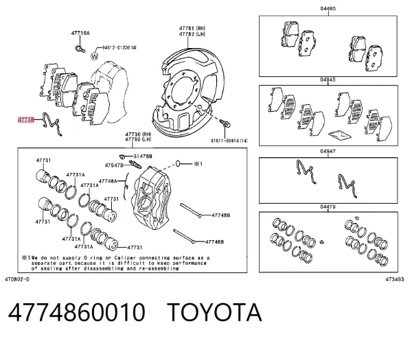  4774860010 Toyota