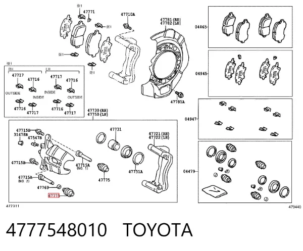  4777548010 Toyota