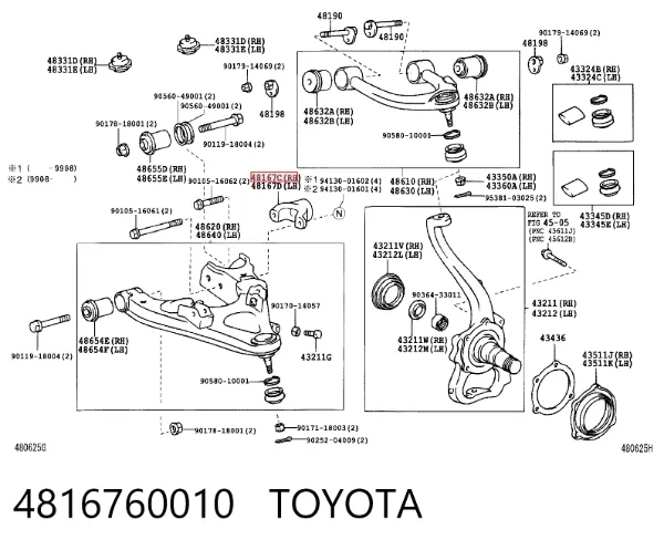  4816760010 Toyota