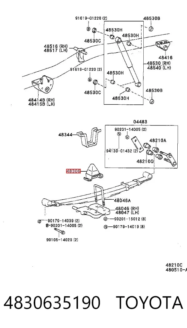  4830635190 Toyota